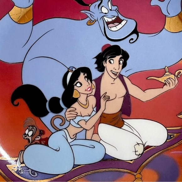 Disney Aladdin The Magic Carpet Ride Bradford Exchange Collector Plate 7-5/8" - Picture 8 of 9
